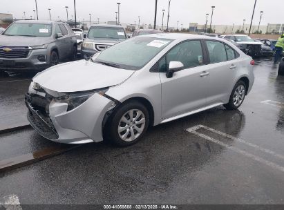 2021 TOYOTA COROLLA LE Silver  Gasoline 5YFEPMAE5MP243298 photo #3