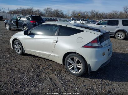 2011 HONDA CR-Z EX White  Hybrid JHMZF1D6XBS014892 photo #4