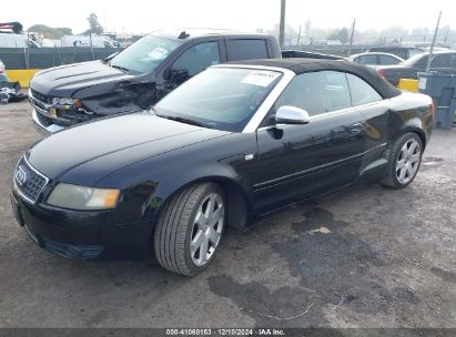 2005 AUDI S4 Black  Gasoline WUARL48H15K901392 photo #3