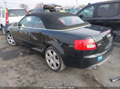 2005 AUDI S4 Black  Gasoline WUARL48H15K901392 photo #4