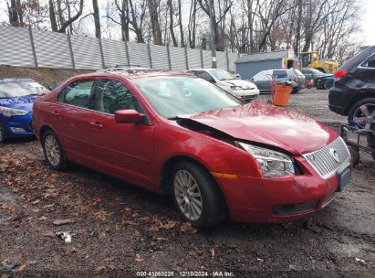 2009 MERCURY MILAN V6 PREMIER Red  Gasoline 3MEHM08169R635739 photo #1