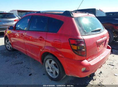 2005 PONTIAC VIBE Red  Gasoline 5Y2SL63855Z458804 photo #4