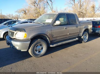 2001 FORD F150 SUPERCREW Brown  Gasoline 1FTRW08L71KC06247 photo #3