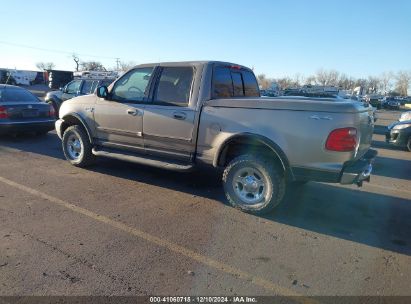 2001 FORD F150 SUPERCREW Brown  Gasoline 1FTRW08L71KC06247 photo #4