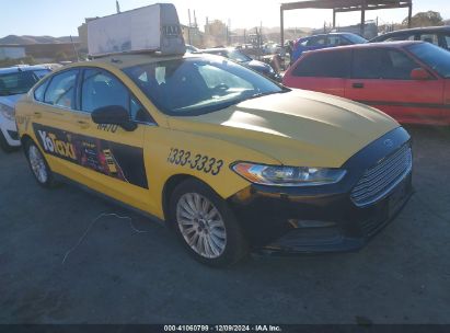 2016 FORD FUSION HYBRID S Yellow  Hybrid 3FA6P0UU1GR176168 photo #1