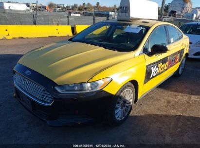 2016 FORD FUSION HYBRID S Yellow  Hybrid 3FA6P0UU1GR176168 photo #3