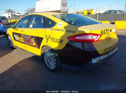 2016 FORD FUSION HYBRID S Yellow  Hybrid 3FA6P0UU1GR176168 photo #4