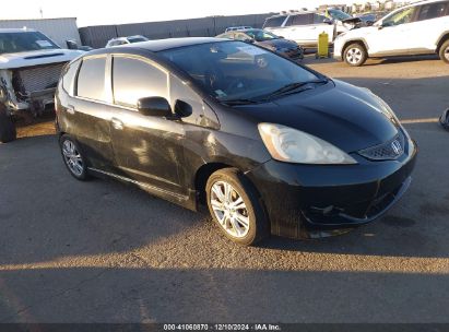 2009 HONDA FIT SPORT Black  Gasoline JHMGE884X9S027891 photo #1