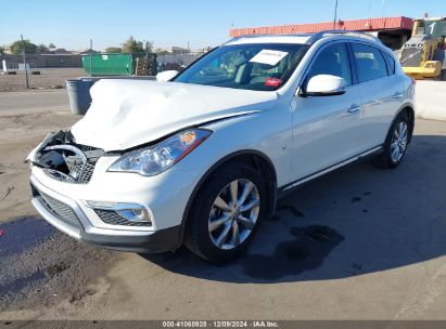 2016 INFINITI QX50 White  Gasoline JN1BJ0RRXGM269572 photo #3