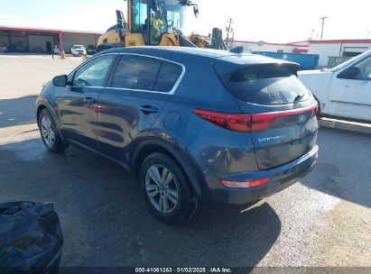 2017 KIA SPORTAGE LX Blue  Gasoline KNDPM3AC9H7068247 photo #4