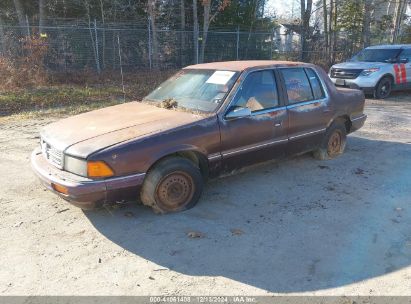 1991 DODGE SPIRIT Burgundy  Gasoline 3B3XA46K0MT620515 photo #3