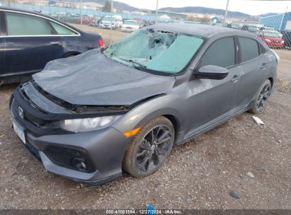 2019 HONDA CIVIC SPORT Gray  Gasoline SHHFK7G47KU219692 photo #3