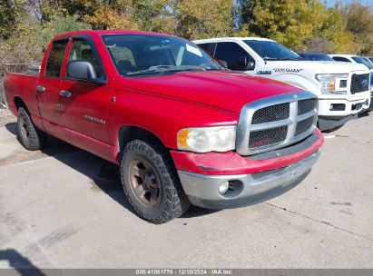 2005 DODGE RAM 1500 SLT/LARAMIE Red  Gasoline 1D7HA18N85J566985 photo #1