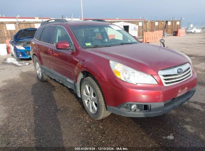 2012 SUBARU OUTBACK 3.6R LIMITED Red  Gasoline 4S4BRDKC2C2303265 photo #1