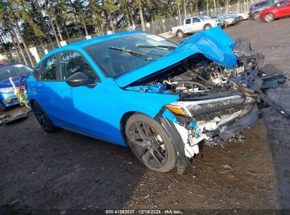 2023 HONDA CIVIC SPORT Blue  Gasoline 19XFL2H80PE006423 photo #1