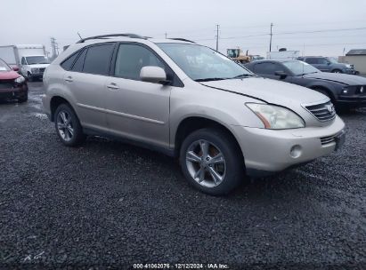 2006 LEXUS RX 400H Gold  Hybrid JTJHW31U660036043 photo #1