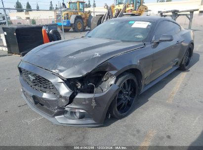 2015 FORD MUSTANG ECOBOOST Gray  Gasoline 1FA6P8TH8F5404039 photo #3