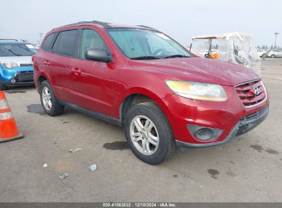 2011 HYUNDAI SANTA FE GLS Red  Gasoline 5XYZG3ABXBG022783 photo #1