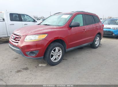 2011 HYUNDAI SANTA FE GLS Red  Gasoline 5XYZG3ABXBG022783 photo #3