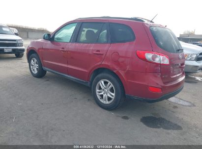 2011 HYUNDAI SANTA FE GLS Red  Gasoline 5XYZG3ABXBG022783 photo #4