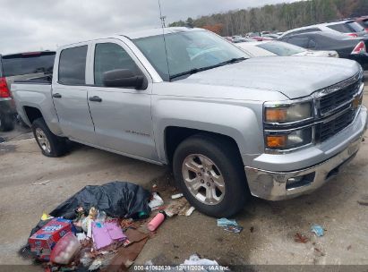 2014 CHEVROLET SILVERADO 1500 2LT Silver  Gasoline 3GCPCREC0EG144745 photo #1