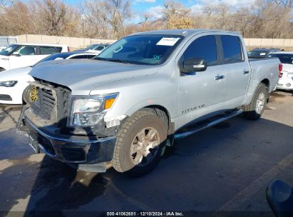 2018 NISSAN TITAN SV Silver  Gasoline 1N6AA1E56JN509636 photo #3