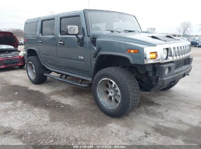 2005 HUMMER H2 SUV Gray  Gasoline 5GRGN23U85H106925 photo #1