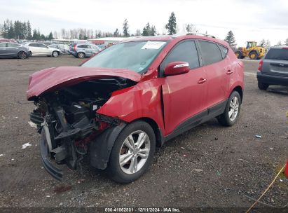 2013 HYUNDAI TUCSON GLS Red  Gasoline KM8JU3ACXDU615006 photo #3