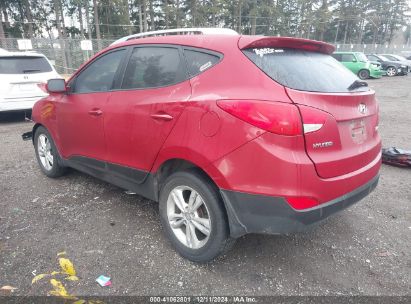 2013 HYUNDAI TUCSON GLS Red  Gasoline KM8JU3ACXDU615006 photo #4