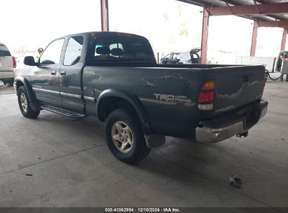 2000 TOYOTA TUNDRA ACCESS CAB LIMITED Green  Gasoline 5TBBT4815YS065996 photo #4