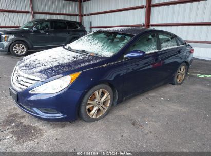 2011 HYUNDAI SONATA GLS Blue  Gasoline 5NPEB4AC8BH045564 photo #3