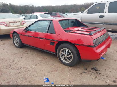 1988 PONTIAC FIERO   Gasoline 1G2PE11R6JP206312 photo #4