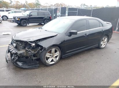 2011 FORD FUSION SPORT Black  Gasoline 3FAHP0KC4BR119247 photo #3