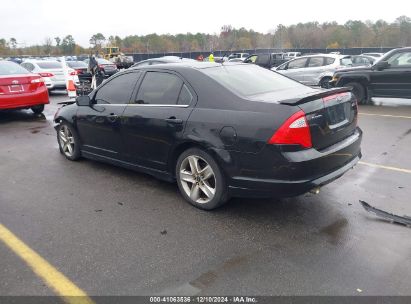 2011 FORD FUSION SPORT Black  Gasoline 3FAHP0KC4BR119247 photo #4