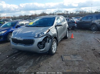 2019 KIA SPORTAGE LX Silver  Gasoline KNDPMCACXK7575424 photo #3