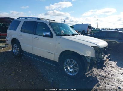 2007 MERCURY MOUNTAINEER PREMIER White  Gasoline 4M2EU38837UJ21222 photo #1