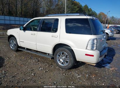 2007 MERCURY MOUNTAINEER PREMIER White  Gasoline 4M2EU38837UJ21222 photo #4