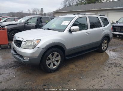 2009 KIA BORREGO EX V6 Silver  Gasoline KNDJH741695022531 photo #3