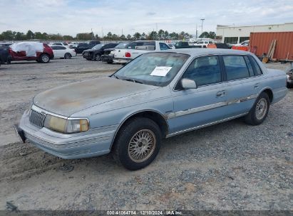 1991 LINCOLN CONTINENTAL EXECUTIVE Blue  Gasoline 1LNCM974XMY734176 photo #3