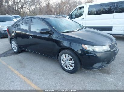 2011 KIA FORTE EX Black  Gasoline KNAFU4A27B5382178 photo #1