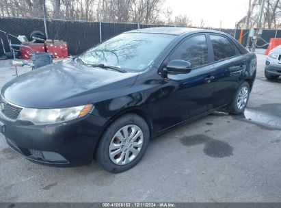 2011 KIA FORTE EX Black  Gasoline KNAFU4A27B5382178 photo #3