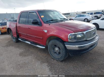 2001 FORD F-150 HARLEY-DAVIDSON EDITION/KING RANCH EDITION/LARIAT/XLT Red  Gasoline 1FTRW07W51KF13198 photo #1