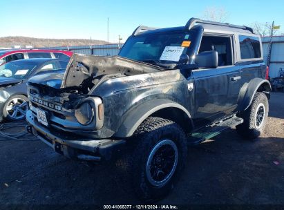 2021 FORD BRONCO BIG BEND Black  Gasoline 1FMDE5CH7MLA63629 photo #3