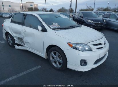 2013 TOYOTA COROLLA S White  Gasoline 5YFBU4EE3DP185052 photo #1