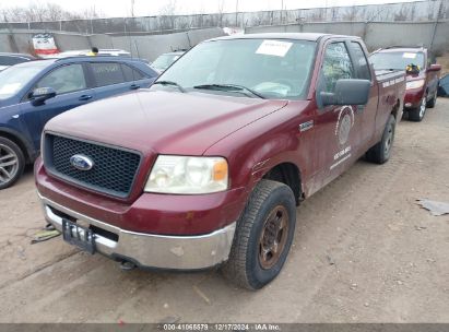 2006 FORD F-150 FX4/LARIAT/XL/XLT Maroon  Gasoline 1FTPX14516FA26859 photo #3