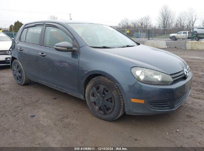 2014 VOLKSWAGEN GOLF 2.5L Blue  Gasoline WVWDB7AJ4EW005556 photo #1