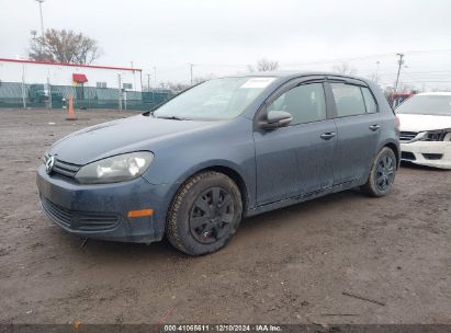 2014 VOLKSWAGEN GOLF 2.5L Blue  Gasoline WVWDB7AJ4EW005556 photo #3