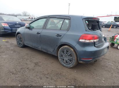 2014 VOLKSWAGEN GOLF 2.5L Blue  Gasoline WVWDB7AJ4EW005556 photo #4