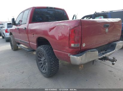 2006 DODGE RAM 2500 SLT/TRX4 OFF ROAD/SPORT/POWER WAGON Red  Diesel 3D7KS28C56G171222 photo #4