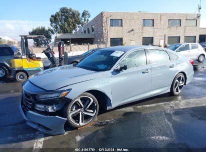 2022 HONDA ACCORD HYBRID SPORT Gray  Hybrid 1HGCV3F27NA037946 photo #3